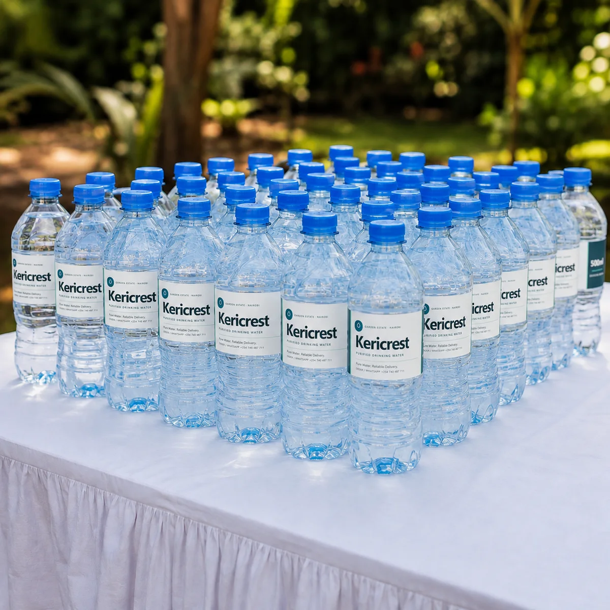Custom-Labelled Event Water